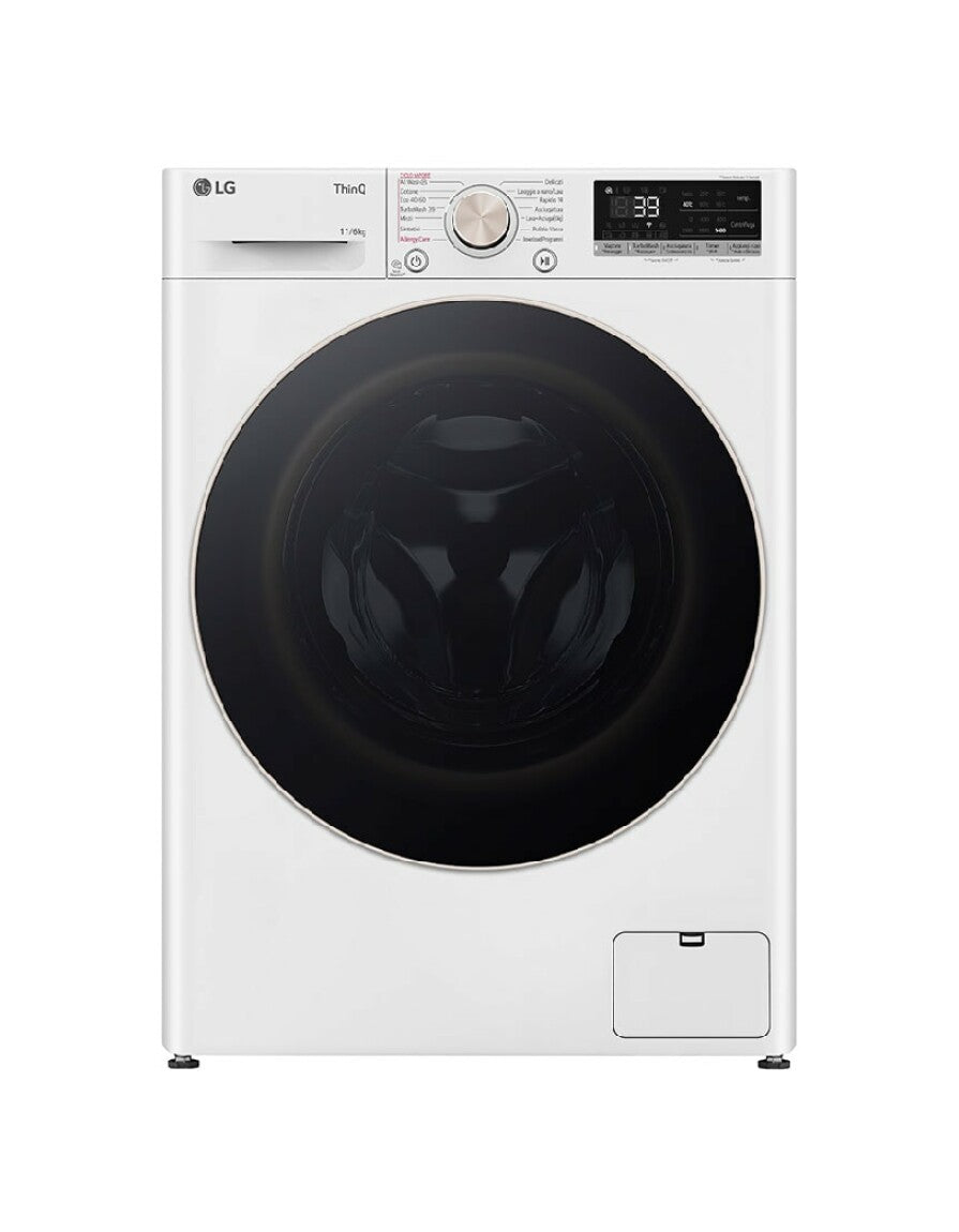 Lg D4R7011TSWG Lave-linge séchant cm. 60 - lavage 11 kg - séchage 6 kg - blanc
