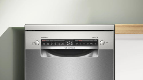 Bosch Hausgeräte SPS4HMI49E, série 4, Lave-vaisselle encastrable, Argent