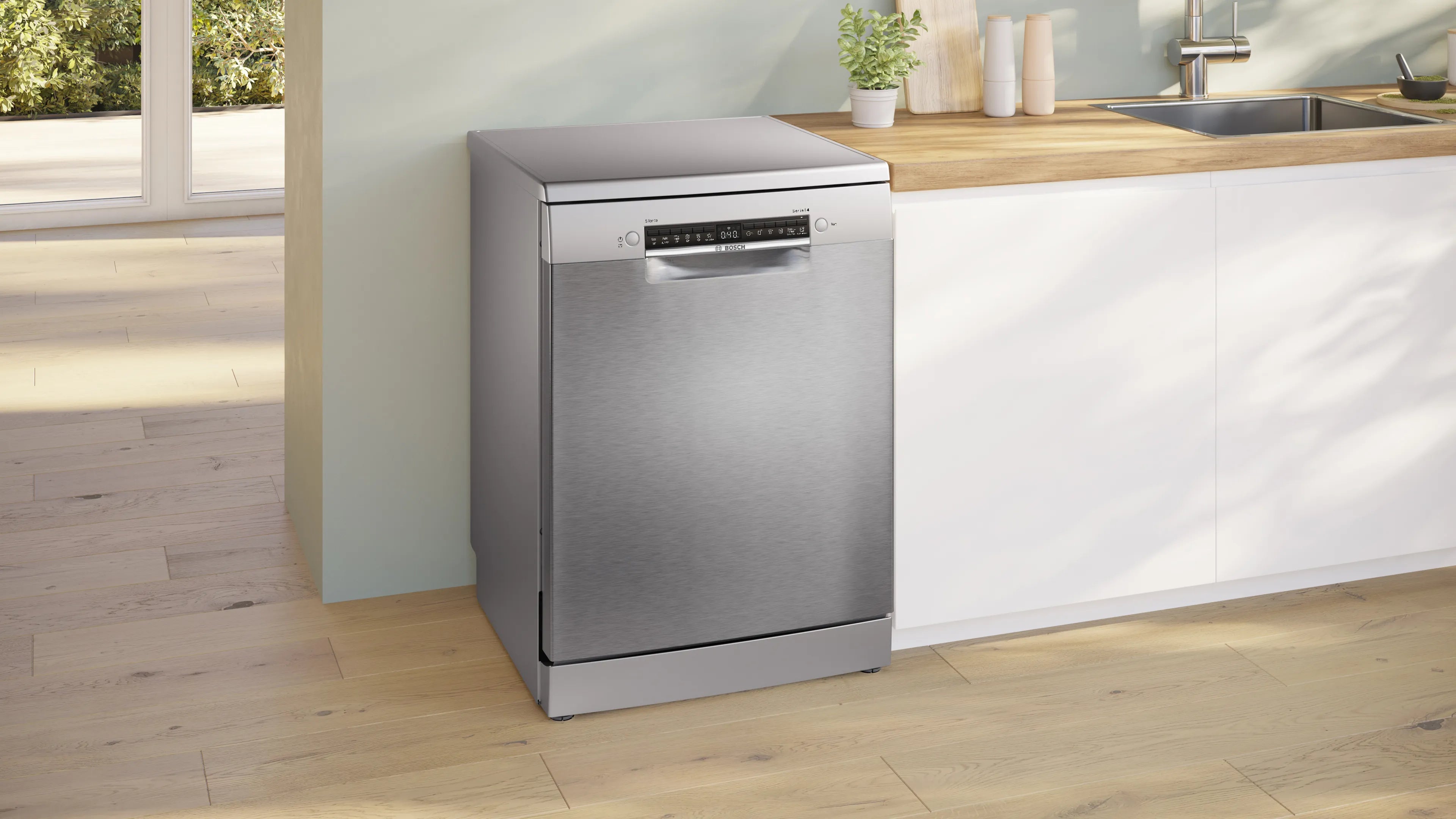 Lave-vaisselle Bosch SMS4HVI33E titane 60 cm (60 cm)