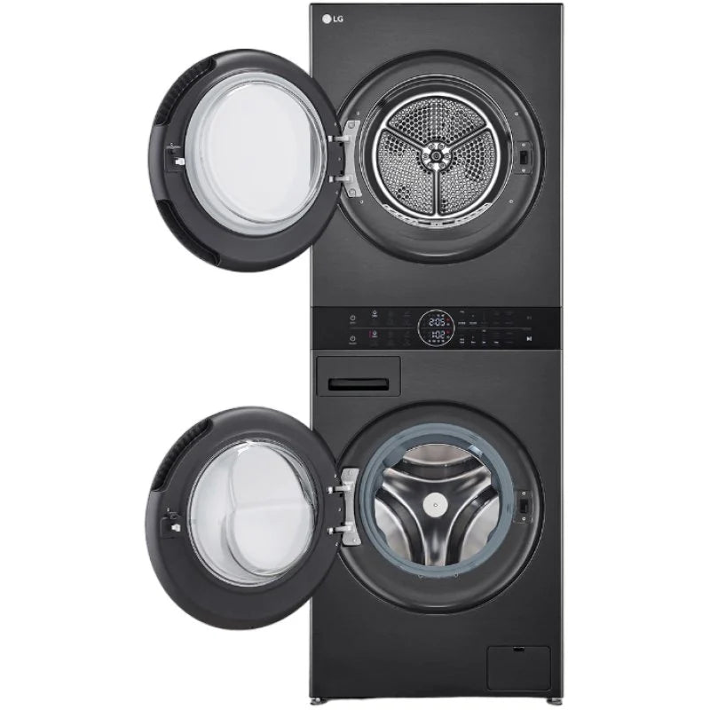 LG WT1210BBF Washtower Colonne à linge cm. 60 - lavage 12 kg - séchage 10 kg - noir