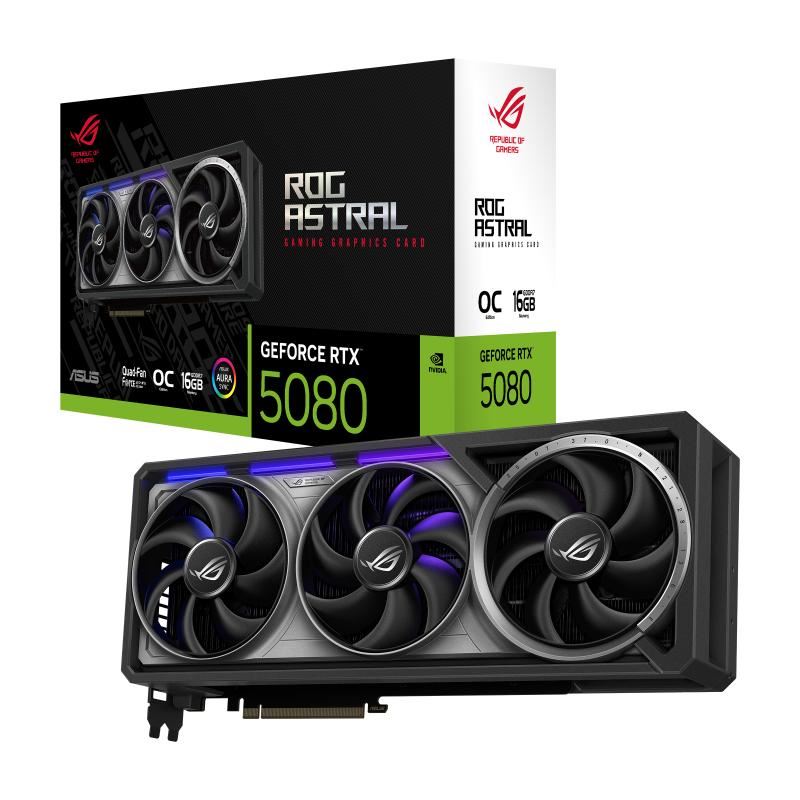 Carte graphique ASUS ROG ASTRAL Nvidia GeForce RTX 5080 16G OC