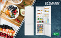 Réfrigérateur et Congélateur 269L Inox Bomann kg 184.1 Inox