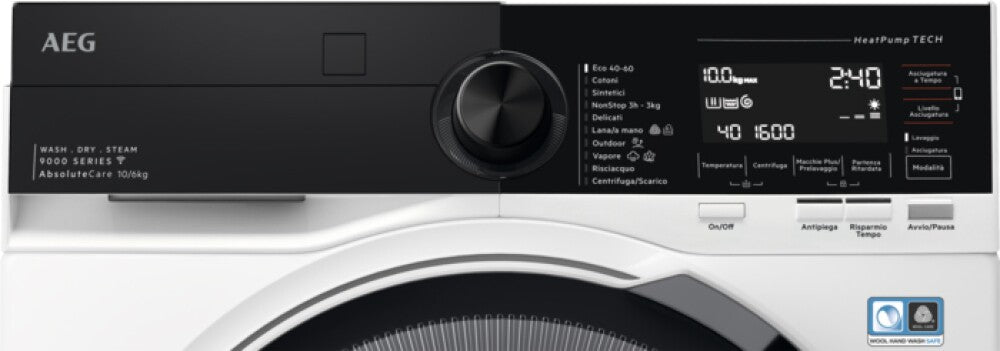 Aeg LWR9C166IAB lave-linge séchant
