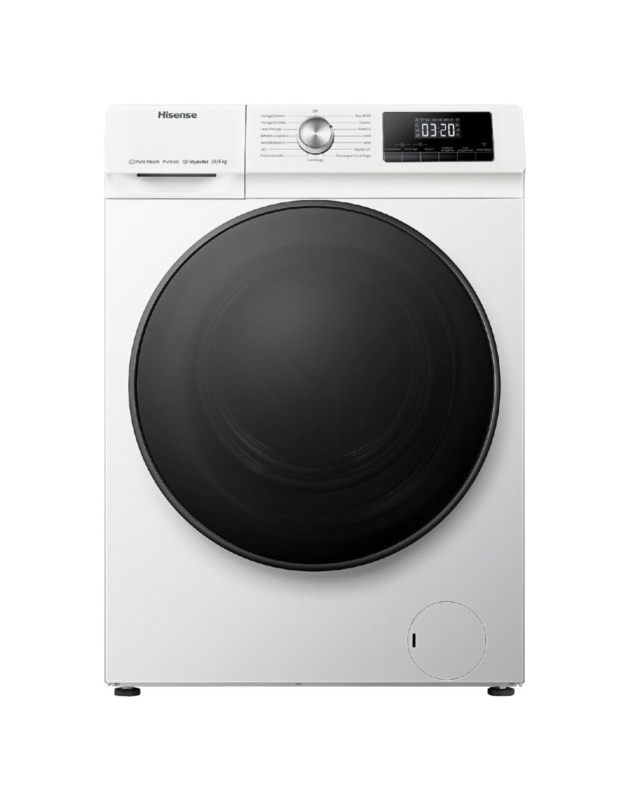Lave-linge Séchant 10 Kg / 6 Kg Hisense 	WDQA1014EVJM