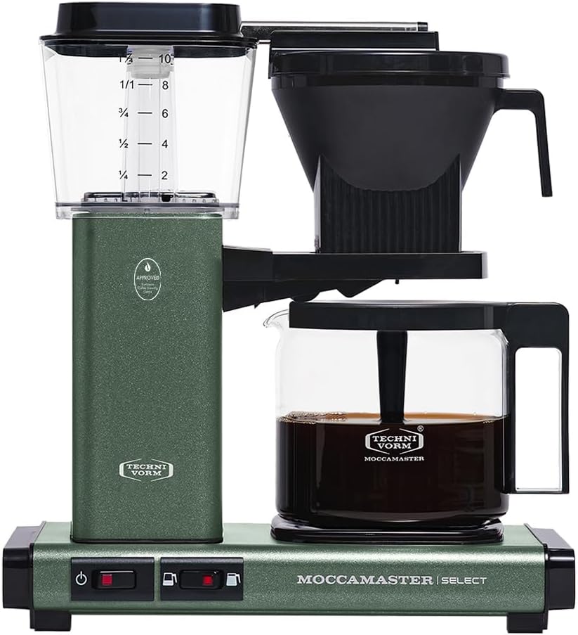 Moccamaster Cafetière filtre KBG Select, vert forêt