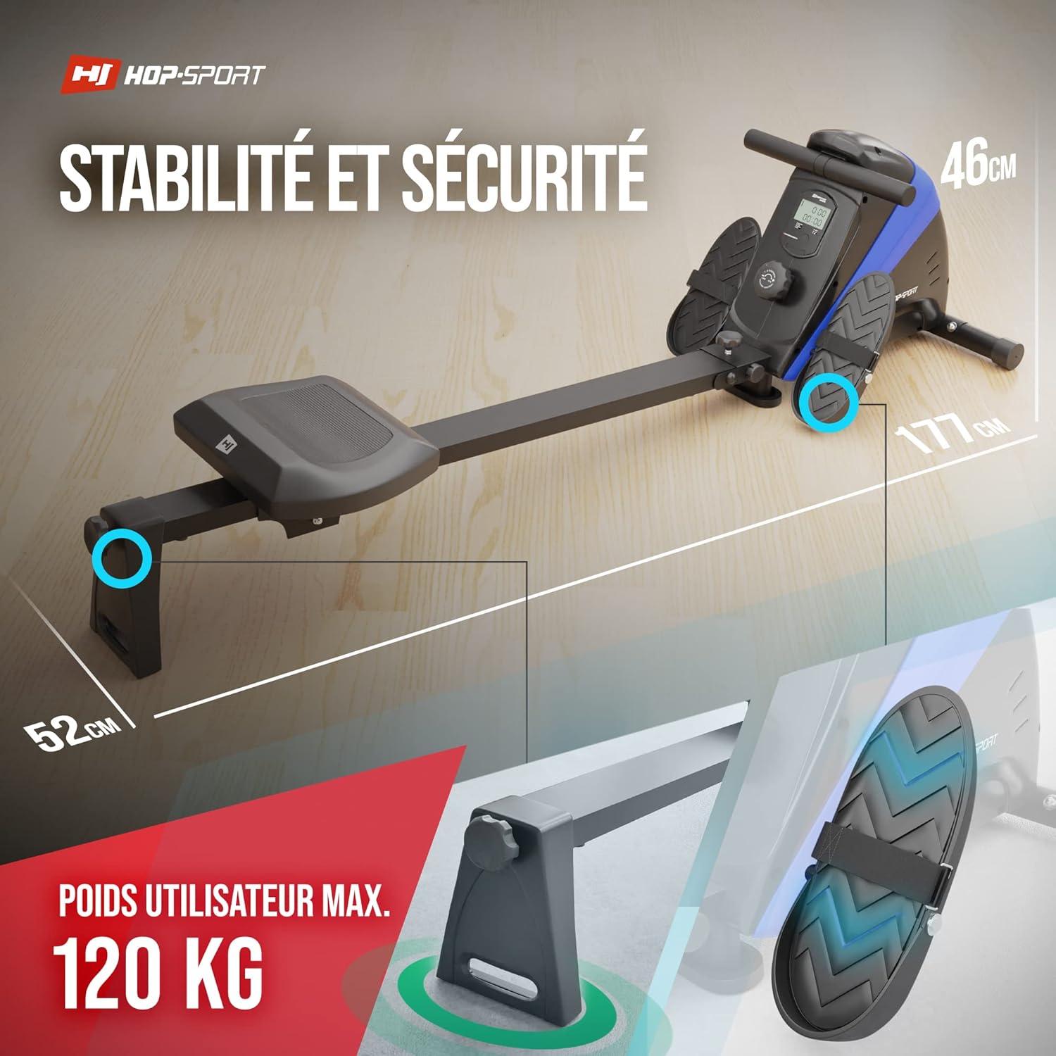 Rameur  Hop-Sport HS-030R Boost