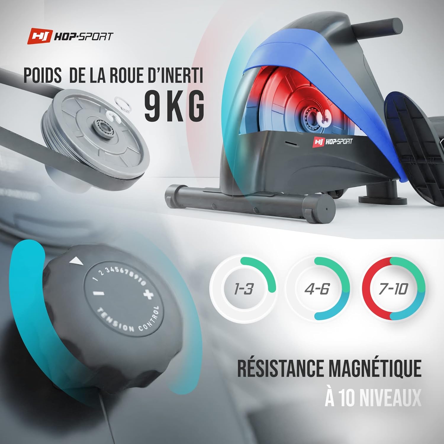 Rameur  Hop-Sport HS-030R Boost