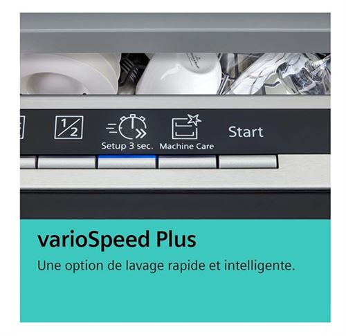 Siemens sn63ex02ce - encastrable 60 cm lave-vaisselle encastrable