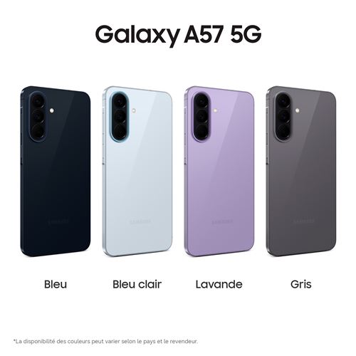 Smartphone Samsung Galaxy A57 6,7" 5G Nano SIM 128 Go Gris