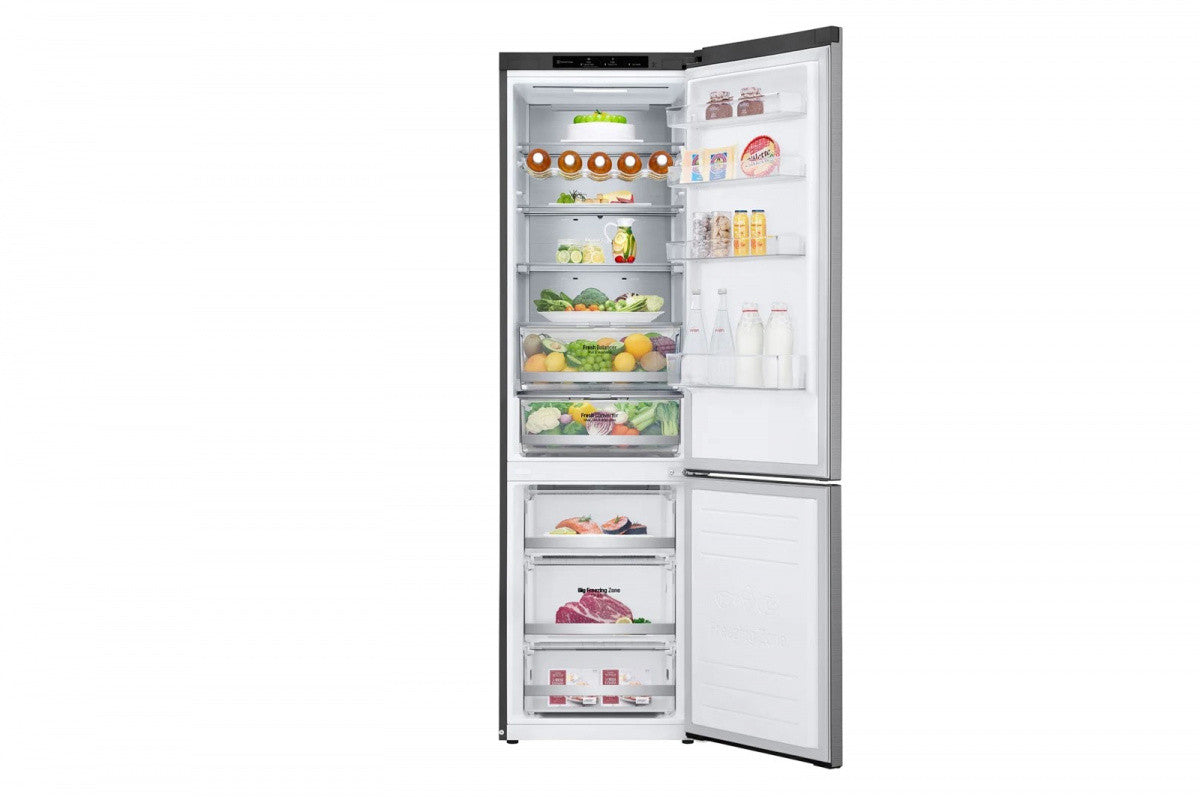LG GBB72PZDMN réfrigérateur-congélateur Autoportante 384 L E Argent