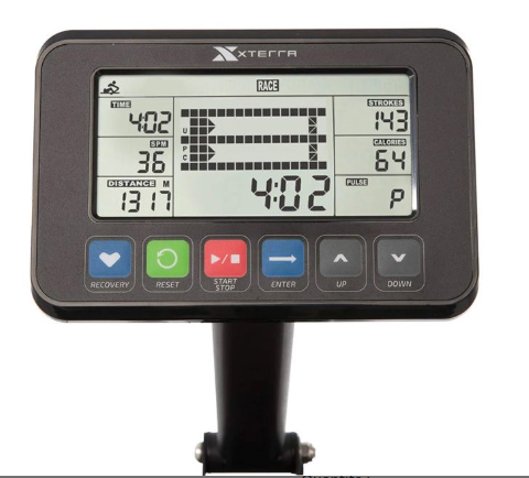 Rameur à eau XTERRA  Erg600w pour Fitness et Cardio