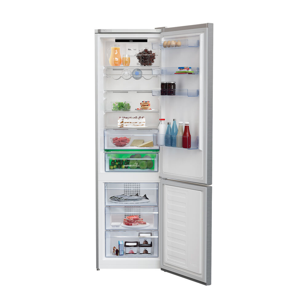 Beko RCNA406E60ZXBHN réfrigérateur-congélateur pose libre 362 L C Métallique