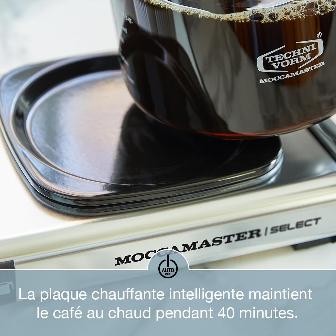 Moccamaster Kbg Select Semi-automatique Machine À Café Filtre 1.25 L