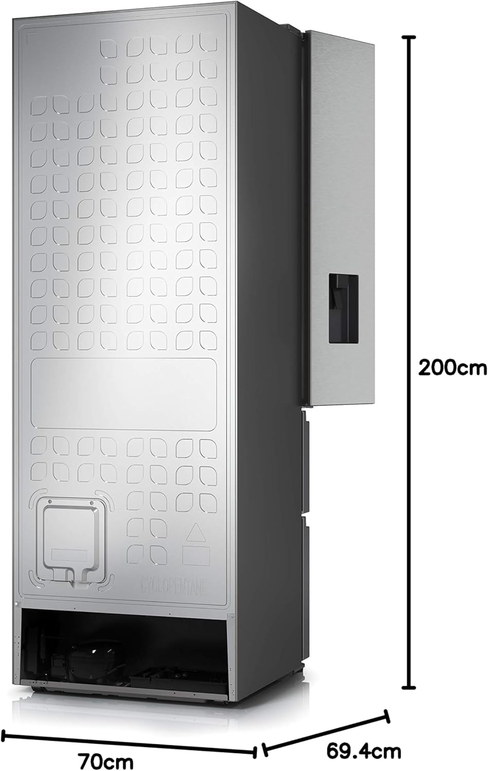 Hisense réfrigérateur Multi portes RF632N4WIE