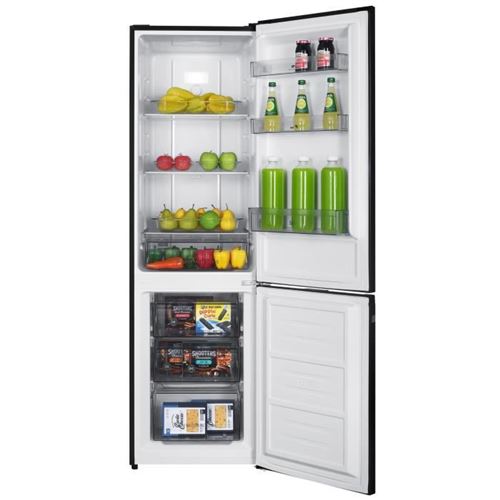 Réfrigérateur Congélateur bas Continental Edison - 253L - total No Frost - Noir