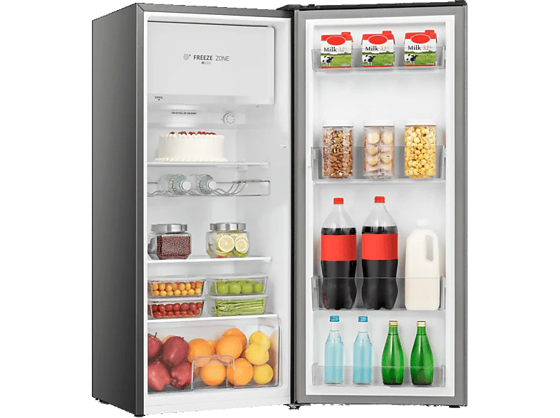 Hisense RR220D4BDE frigo Combine pose libre 165 L E Argent