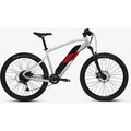 ROCKRIDER Vélo VTT électrique semi-rigide 27,5" - E-ST 100 Blanc Rouge