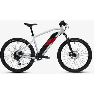 ROCKRIDER Vélo VTT électrique semi-rigide 27,5" - E-ST 100 Blanc Rouge