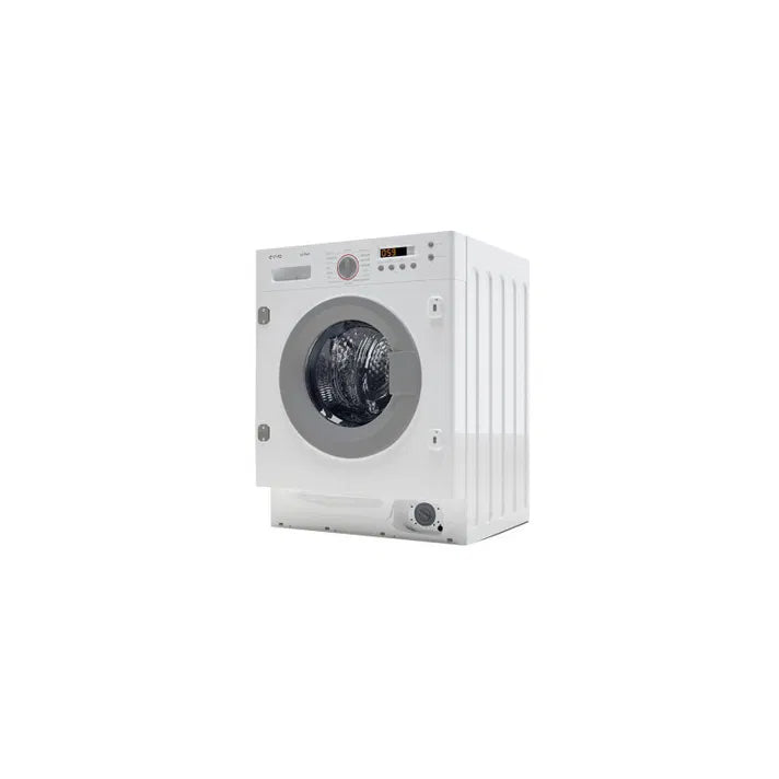 Lave-linge séchant intégré blanc de 8 kg à chargement frontal avec Smart Load et 1400 tr/min WI8W6S Evvo
