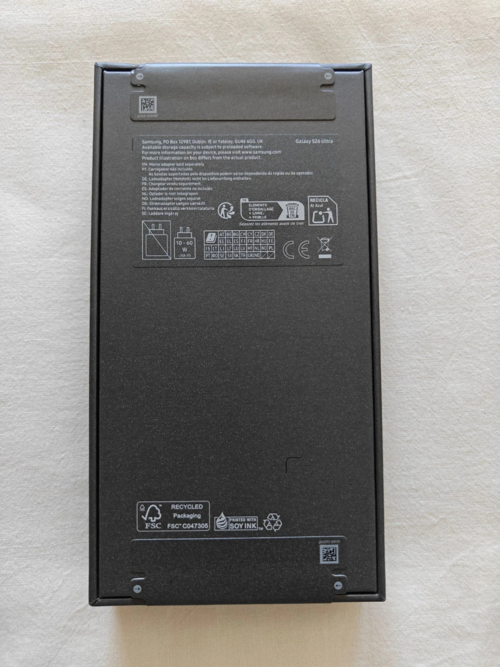 Samsung Galaxy S26 Ultra 12/256Go - Noir