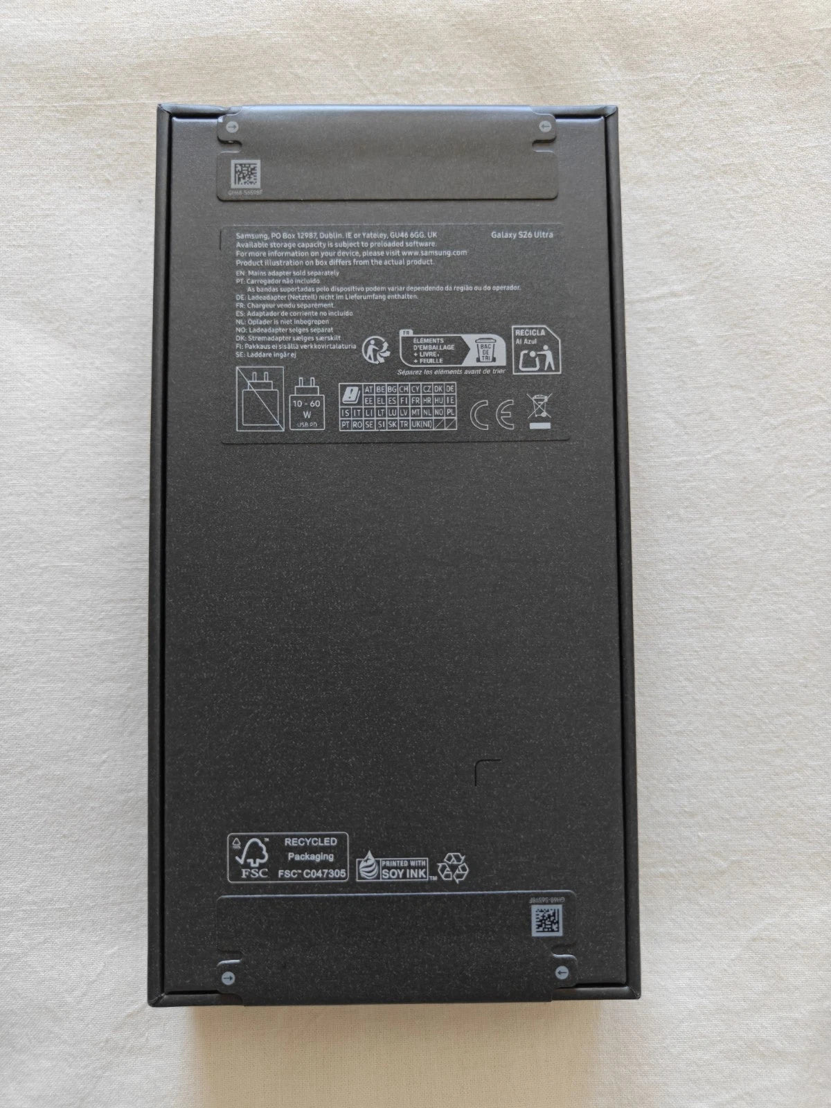 Samsung Galaxy S26 Ultra 12/256Go - Noir