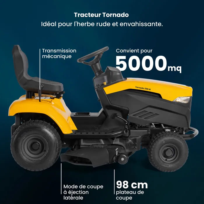 Tondeuse autoportée Stiga Tornado 398 M